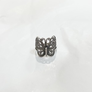 Vintage 925 Silver Butterfly Ring