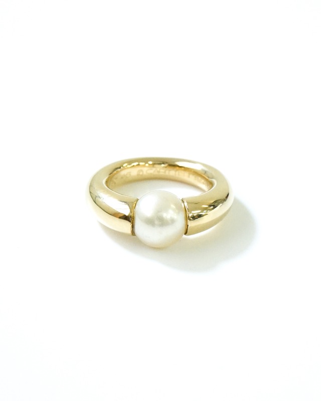 Pearl ring YG750〈Cartier vintage〉