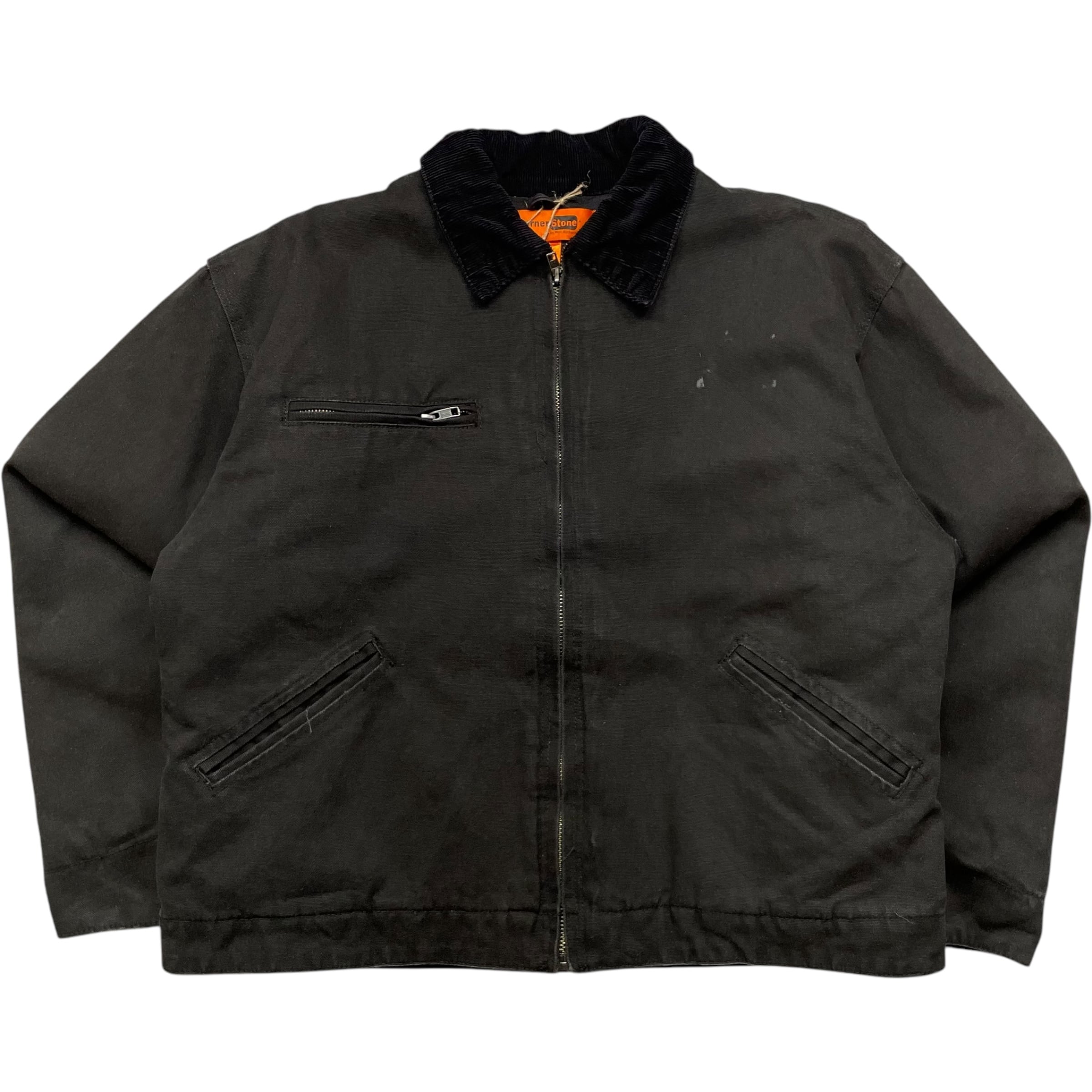 《L》Corner Stone コーナーストーン ダックジャケット デトロイトジャケット ブラック no.5122
