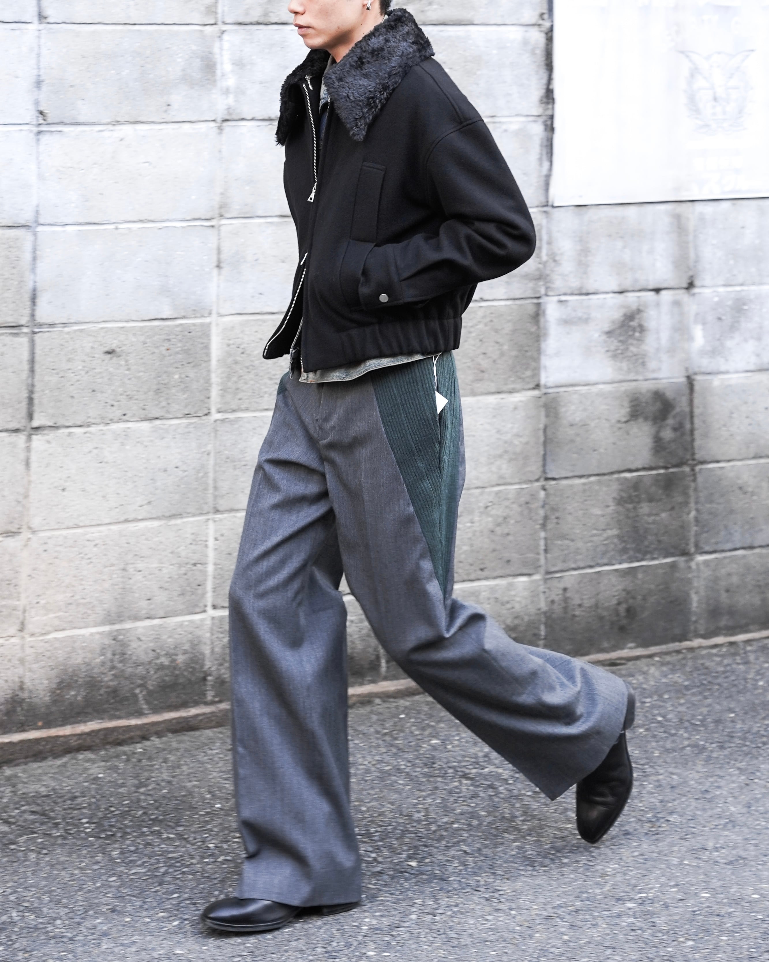 NEW OLD AW25 RIB STRAIGHT TROUSERS | hypeofficial