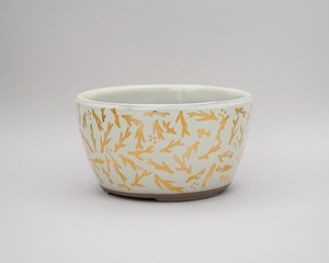 KINSAI POT / 金彩絵付鉢 (一点物)