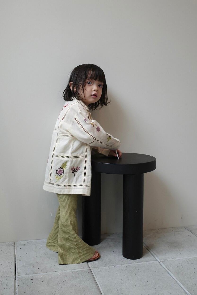 TODAYFUL KIDS Embroidery Patchwork Shirts キッズエンブロイダリー 
