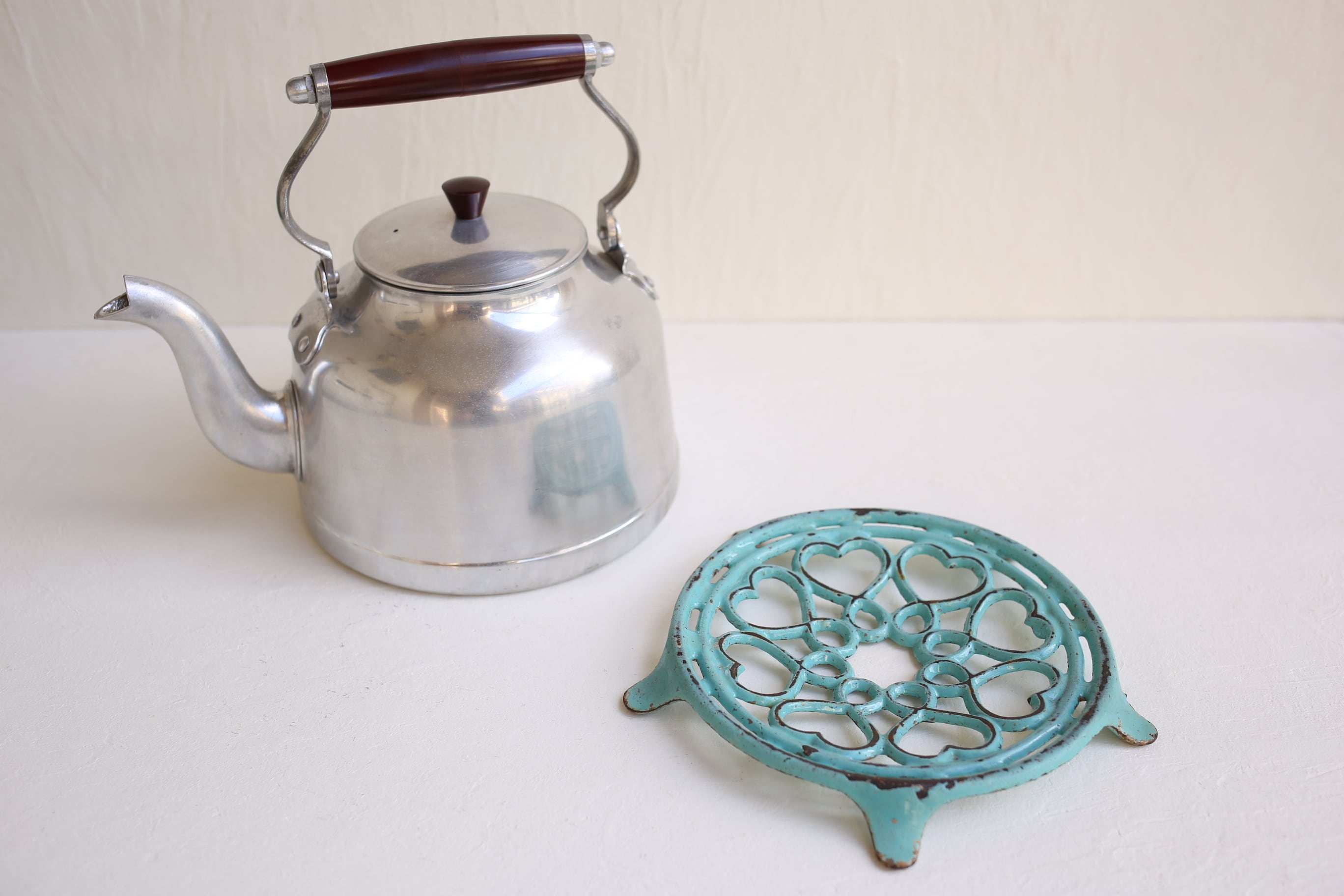 フランス アンティーク ヴィンテージ 鍋敷き トリベット 鋳物 アイアン