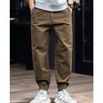 Work Pants Denim Material Tapered Silhouette ◇H0334