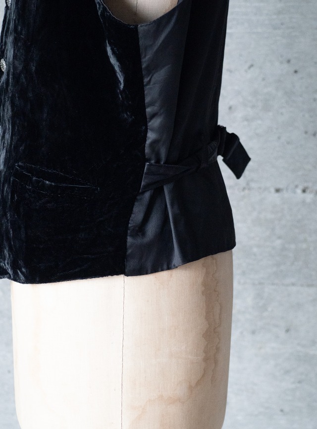 "MARC BAXIS" 1990s Velvet vest