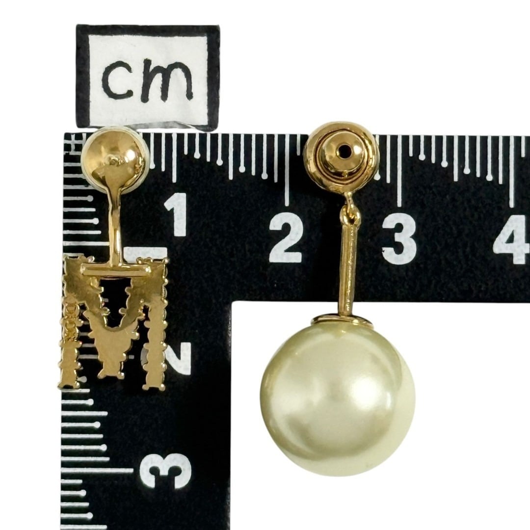 ディオール　ピアス　片耳 ディオール シングル ピアス MyABC イニシャル アルファベット M 片耳