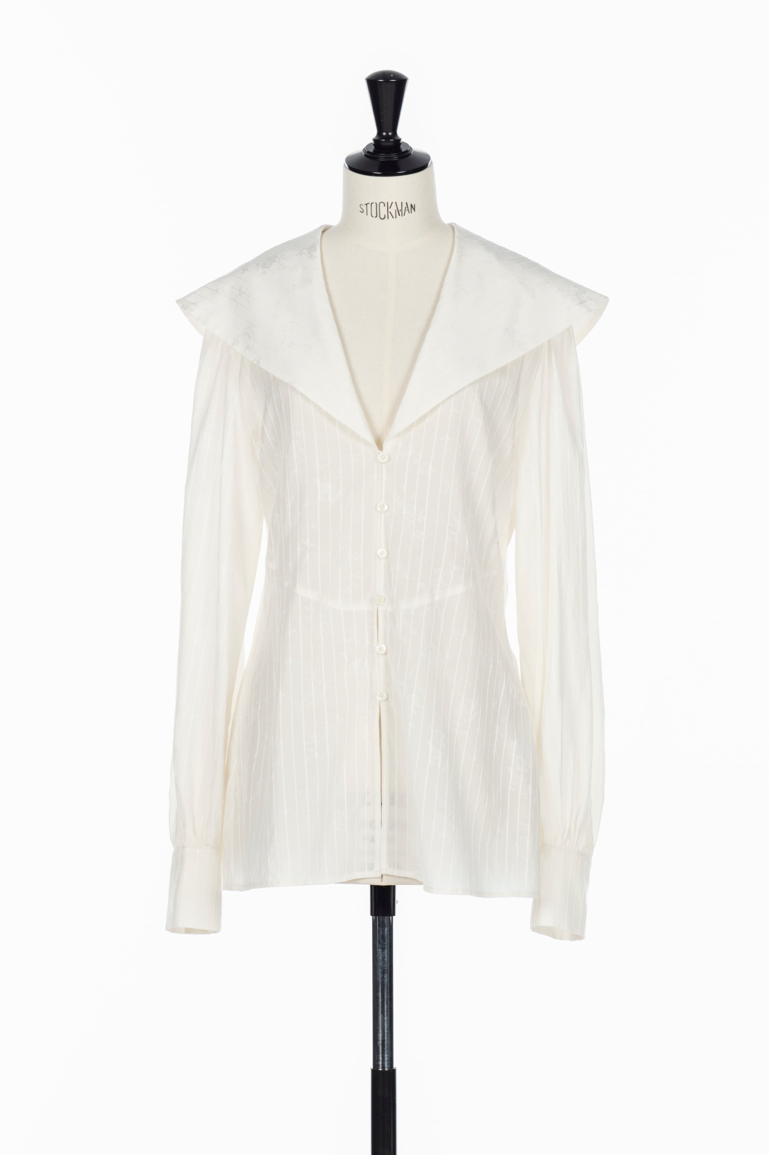 26AW | WOMEN】FETICO フェティコ / ブラウス / ROSE JACQUARD SAILOR
