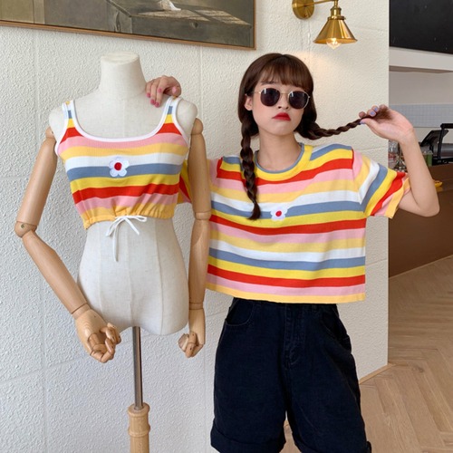✞ ショートジャケット カラー刺繍ストライプTシャツ ✞ゴスロリ SM ミリ 甘ロリ クラロリ 和ロリ エレガント 黒ロリ 姫ロリ 華ロリ BB-BB0822340