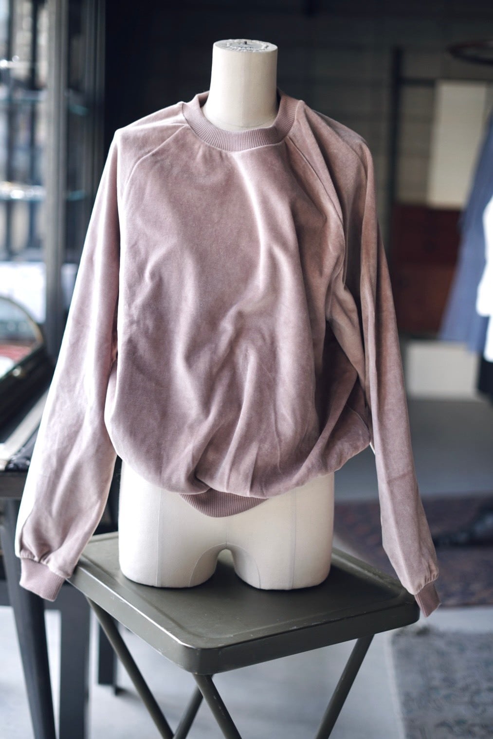 Baserange / RIM RAGLAN SWEATSHIRT ( TECTO BROWN ) | JUQUI Online