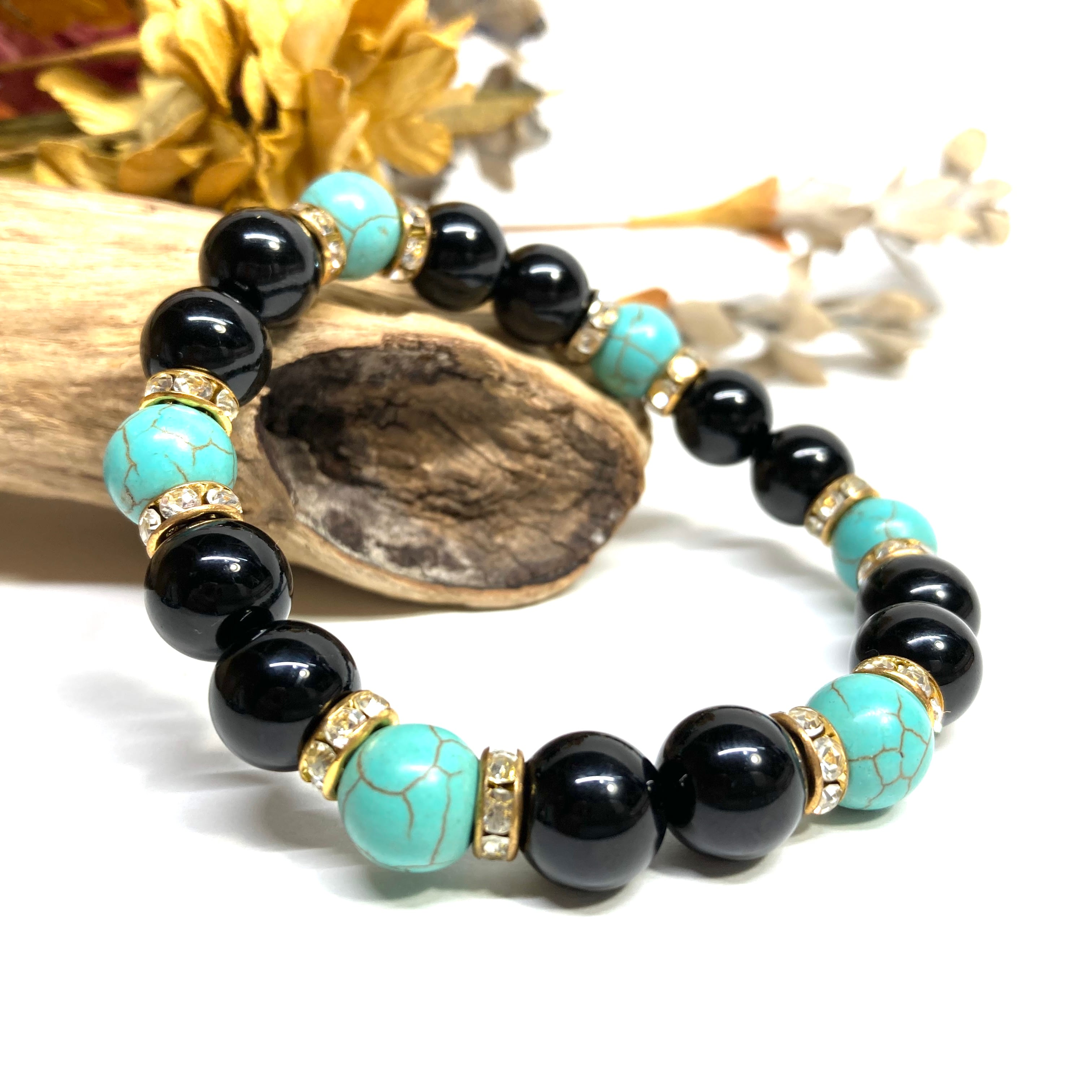 成功へと導く最強のお守り /パワーストーンブレスレット/アイアゲート