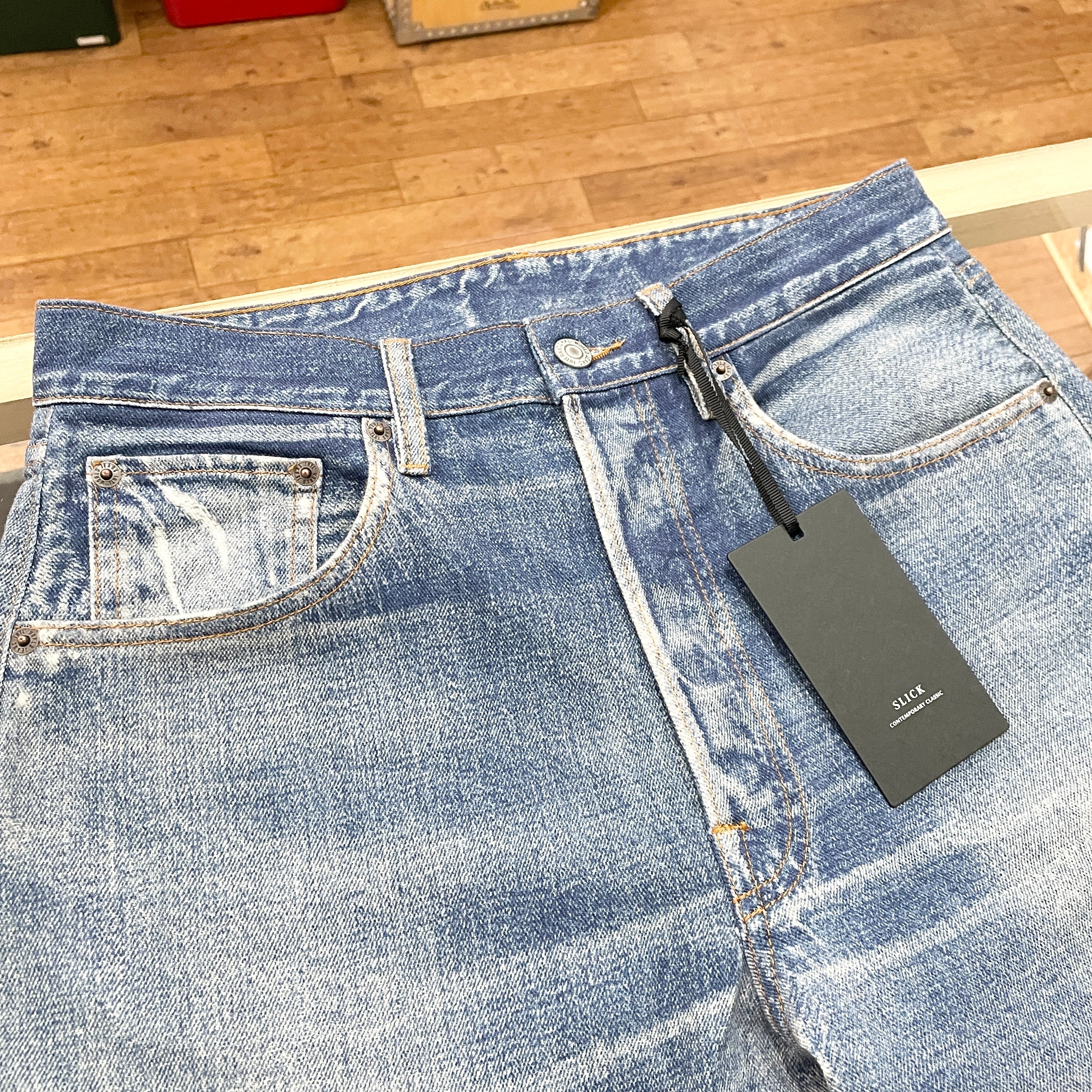 SLICK 【Trompe-l'oeil Denim Vintage Pants】 スリック ※セットアップ