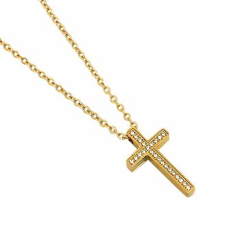 クロスチャーム付き ピアス 十字架 2個セット ゴールド 金 | PAY ID