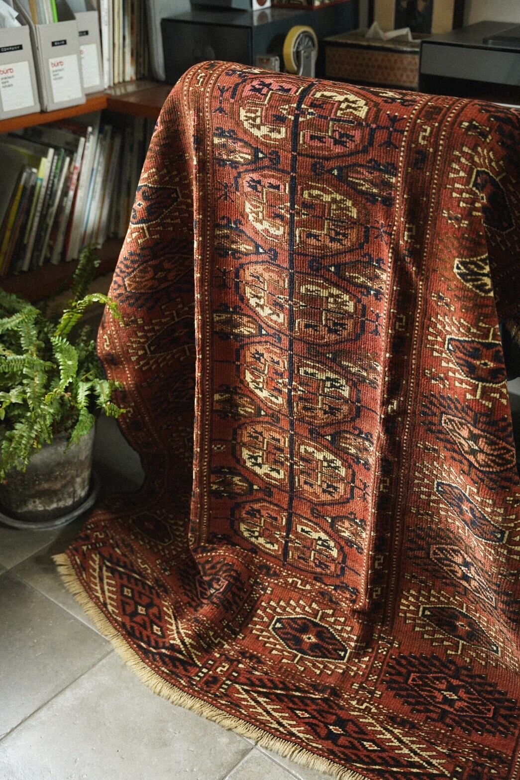 1193-Antique Turkmen Tekke rug