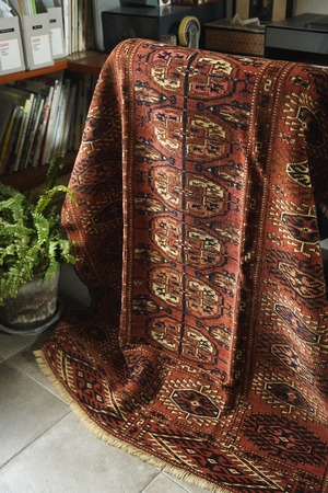 1193-Antique Turkmen Tekke rug