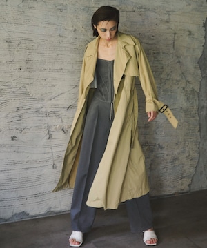 WATERPROOF TRENCH COAT (BEIGE)