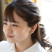 もざいく 草花文（小）　ピアス/イヤリング