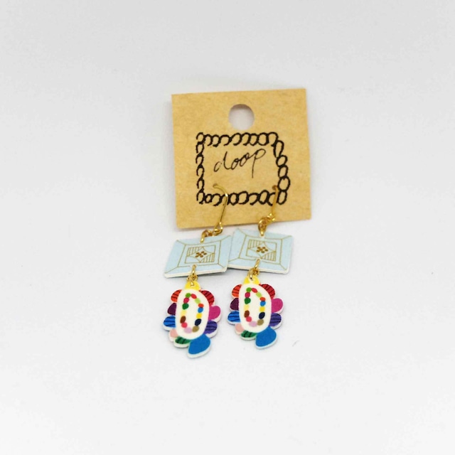 doop paper accessory２連ピアス/ ピアス /doop /