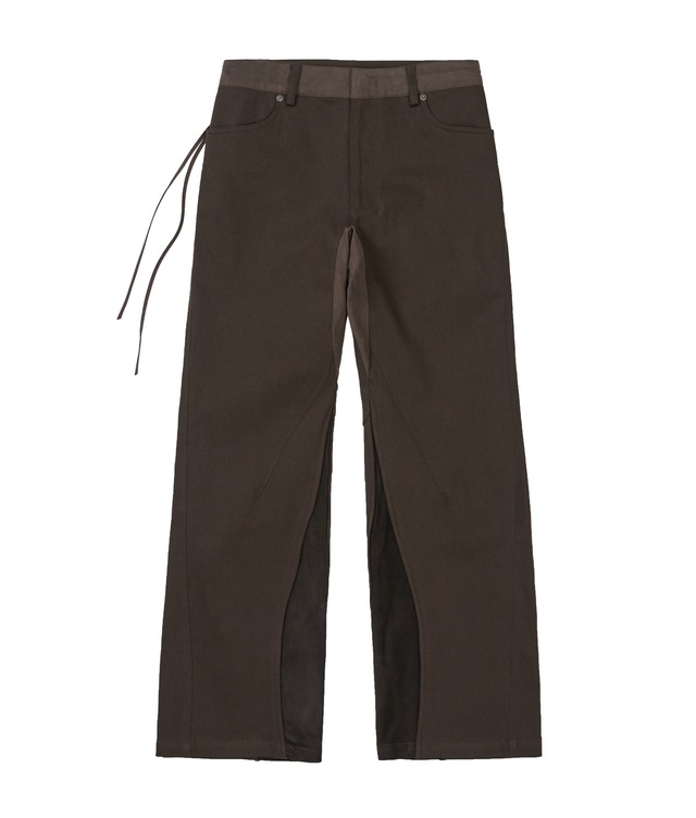 [XLIM] EP.9 02 TROUSERS  COLOR : BROWN 正規品 韓国ブランド 韓国通販 韓国代行 韓国ファッション XLIM エクスリム 日本 店舗