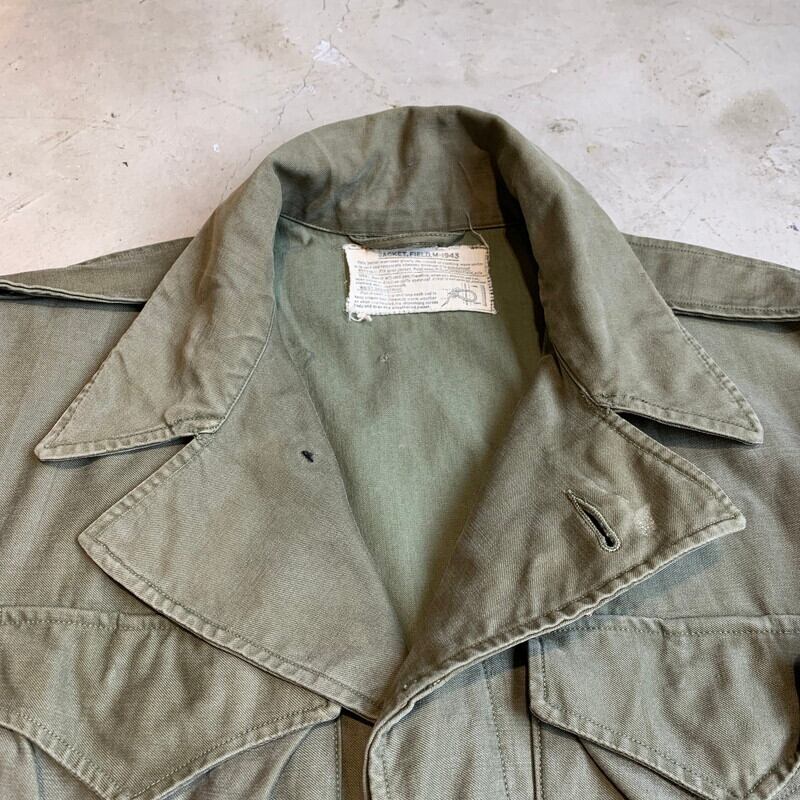 40's U.S.ARMY M-1943 フィールドジャケット オリーブドラブ 34R 希少