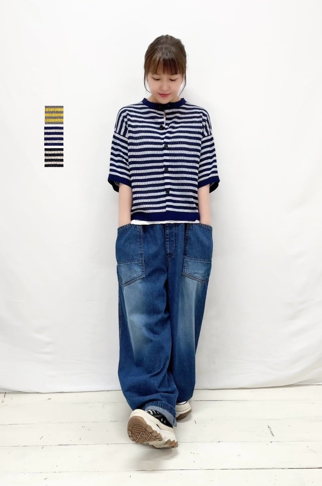 試着のみ　grin ナチュラルランドリーイエロー 　ガウチョパンツ サイズ2 楽天市場】ナチュラルランドリー（パンツ｜ボトムス）：レディース