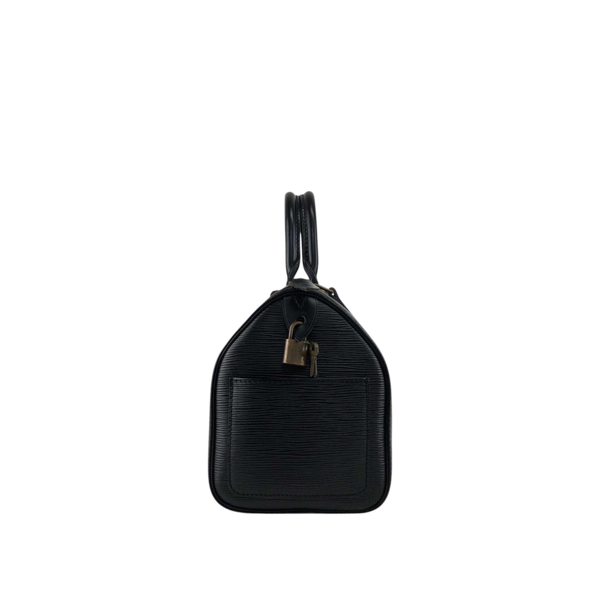 ルイヴィトン　エピ　スピーディ25 ブラック LOUIS VUITTON ルイヴィトン スピーディ25 エピ ハンドバッグ ブラック