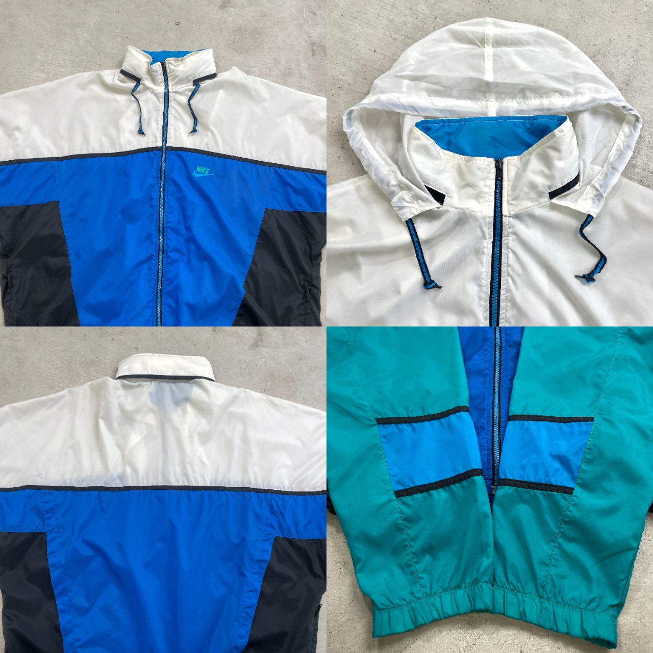 90年代 NIKE ナイキ 銀タグ ナイロンジャケット トラックジャケット ス 