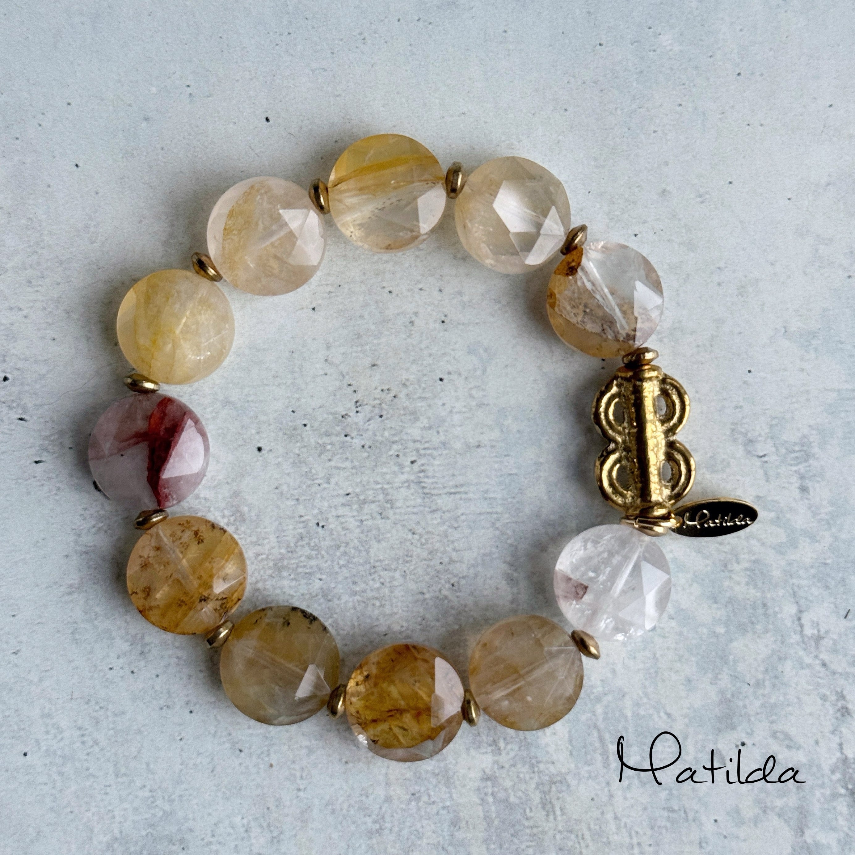 tumble bracelet(デンドリティッククォーツ)