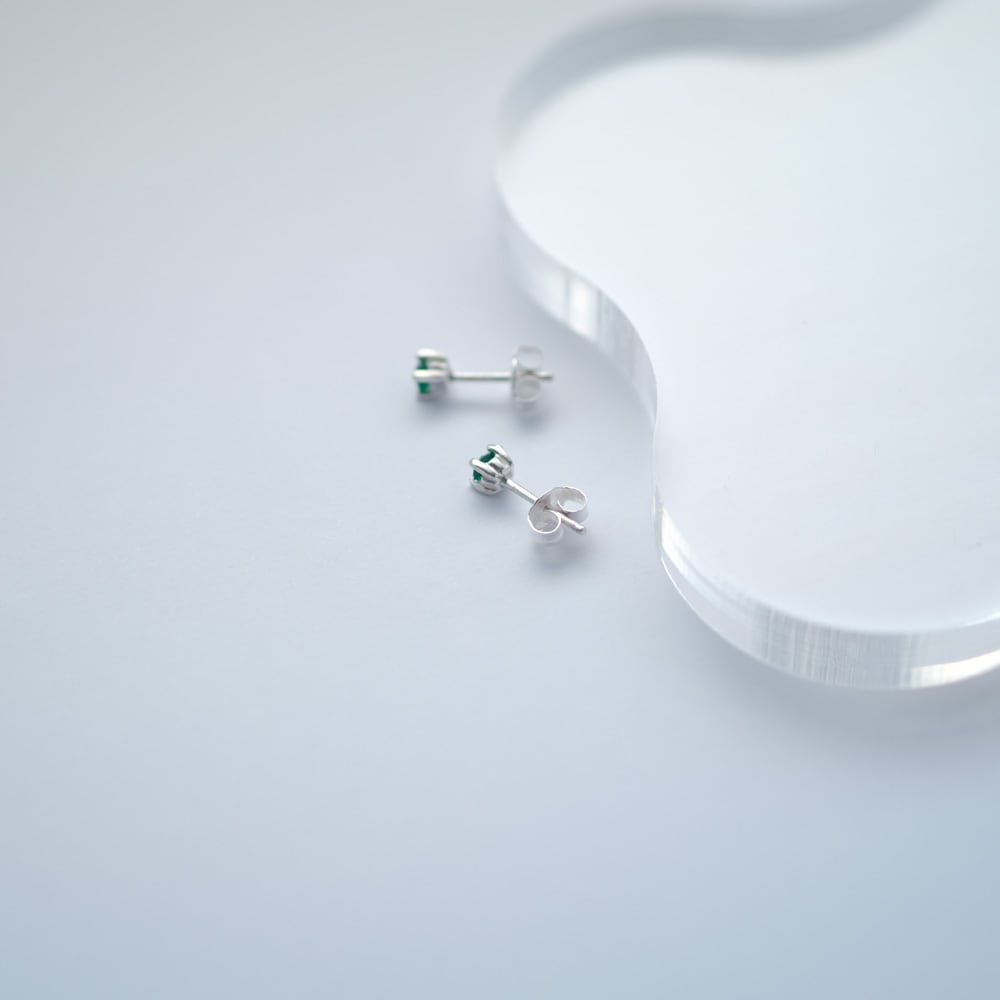一粒 アメジスト ピアス イヤリング シルバー925 | クラウドジュエリー