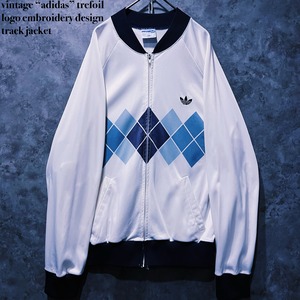 【doppio】vintage “adidas” trefoil logo embroidery design track jacket