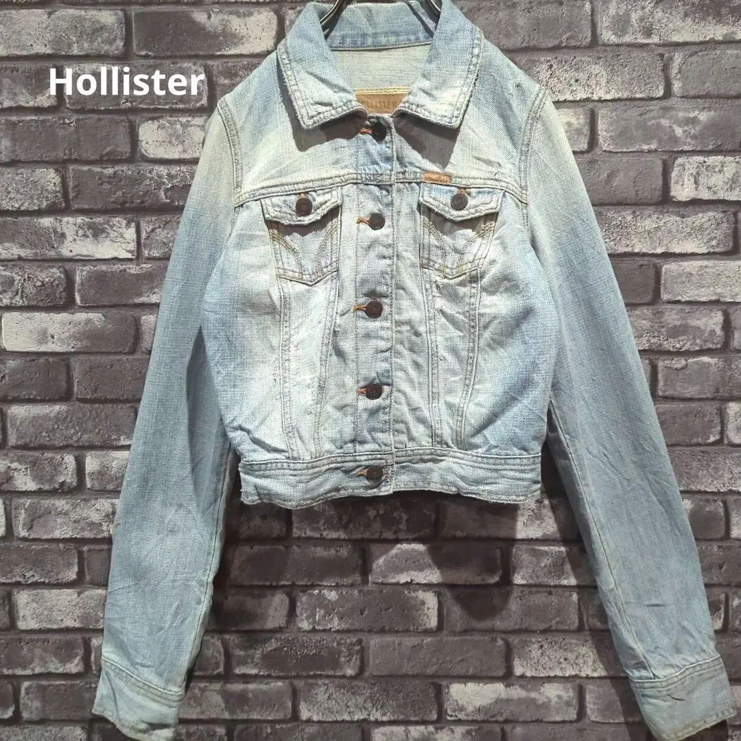 sy『HOLLISTER』 ホリスター （S） デニムジャケット Gジャンmami古着♡全商品