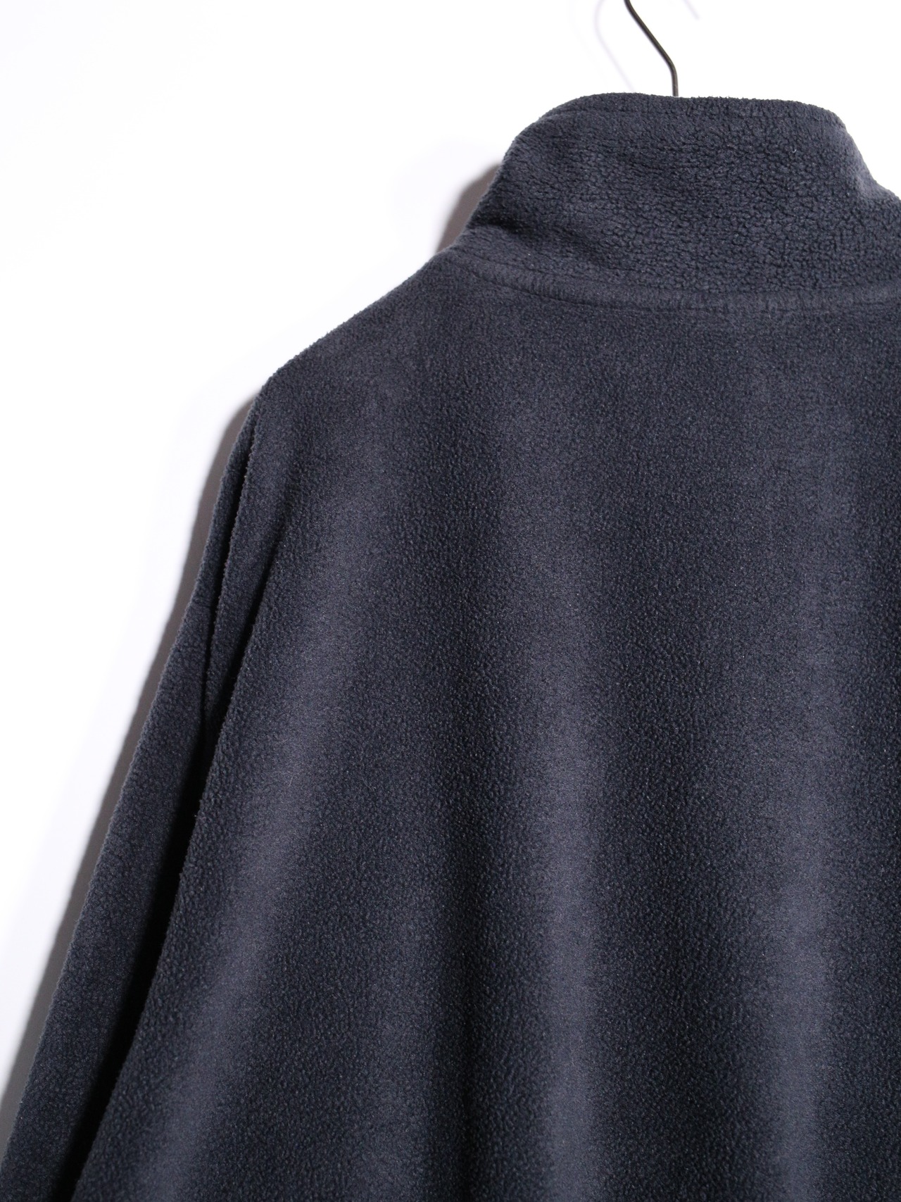 "KING SIZE" black fleece over silhouette jacket - 15