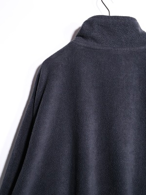 "KING SIZE" black fleece over silhouette jacket