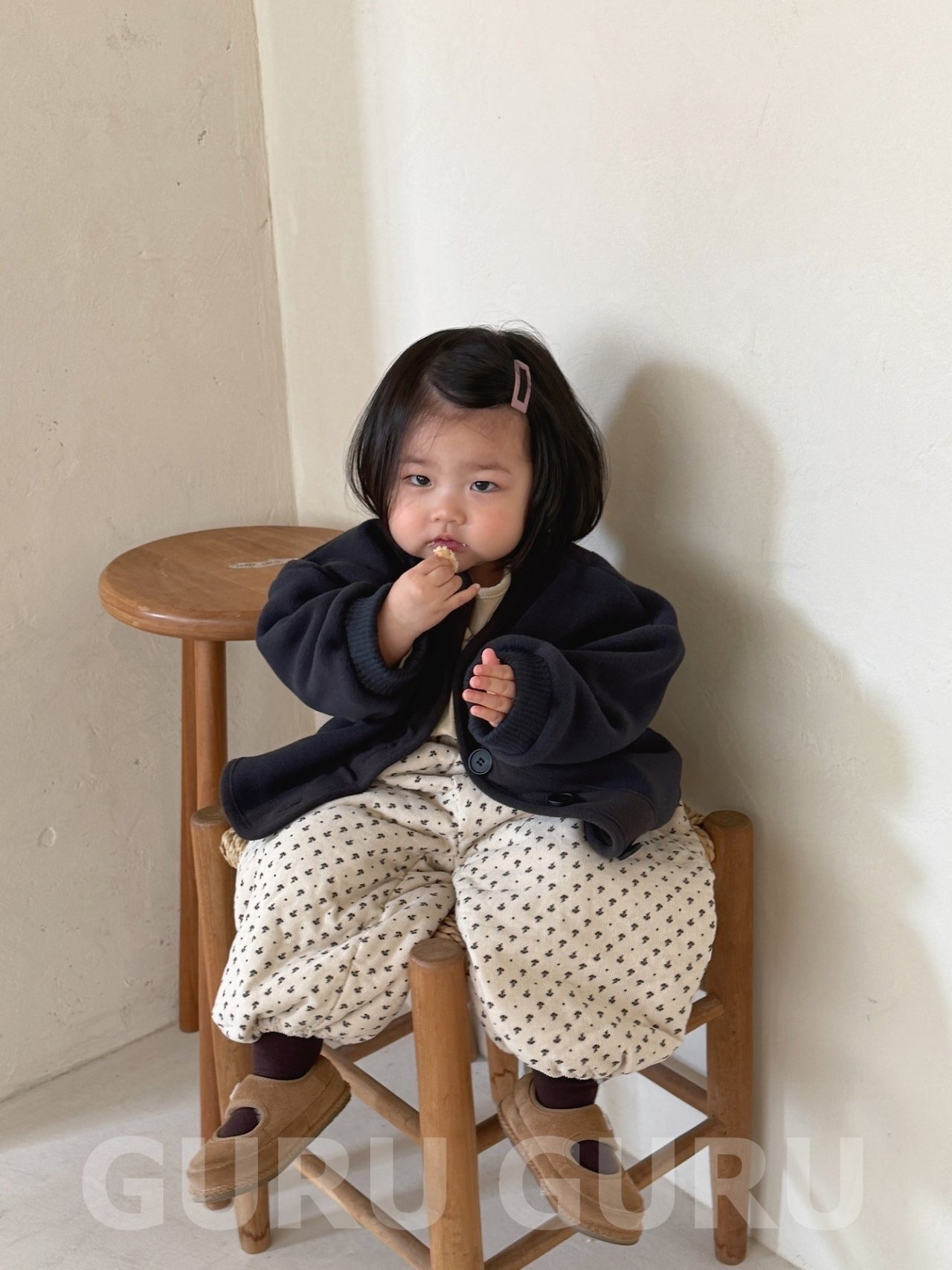 GURUGURU［取寄］flower bonding sausage pants 26winter
