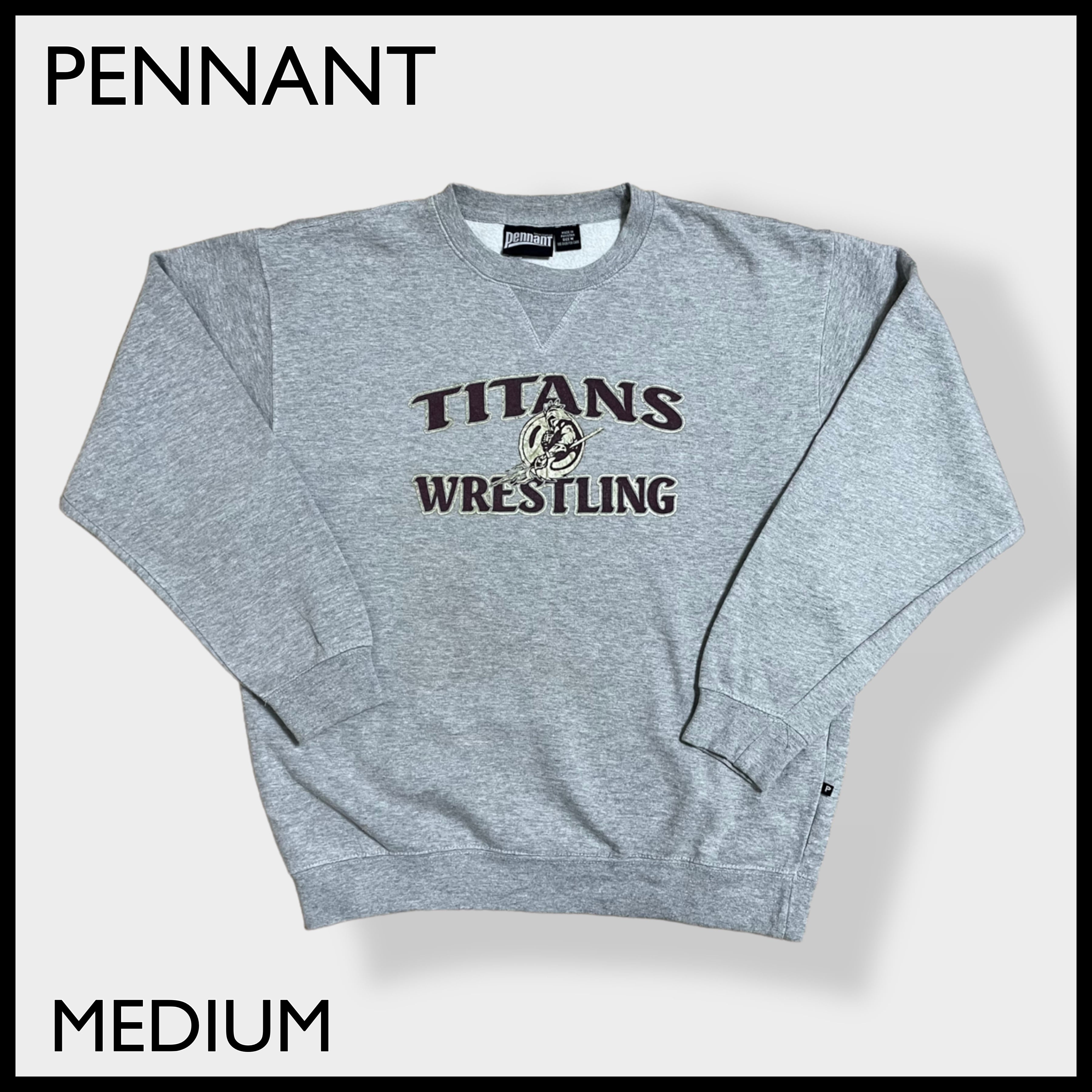 PENNANT】レスリング TITANS WRESTLING ロゴ プリント スウェット