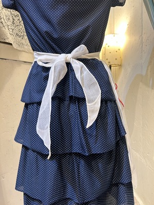 Vintage crochet butterfly apron