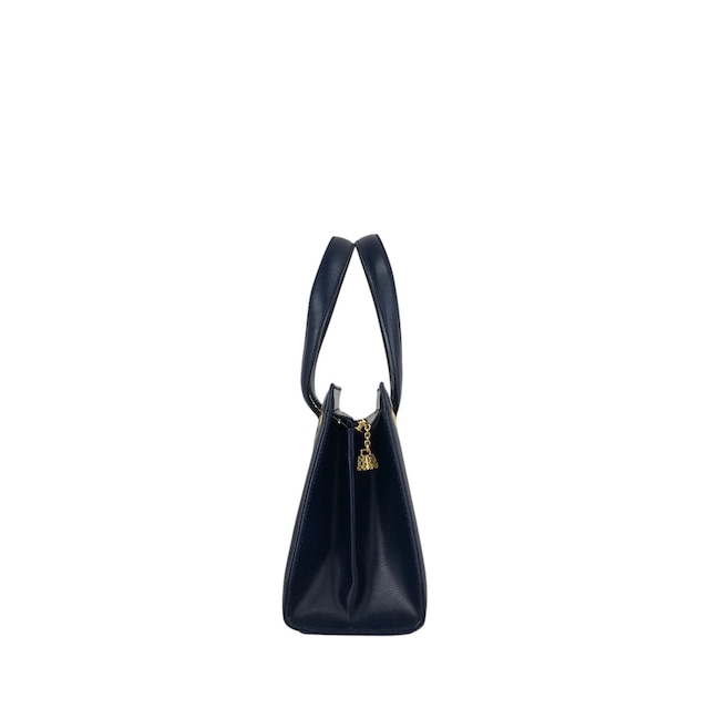 Christian Dior クリスチャン ディオール ハンドバッグ ネイビー CDプレートロゴ レザー ミニバッグ vintage ヴィンテージ オールド tx5uyv