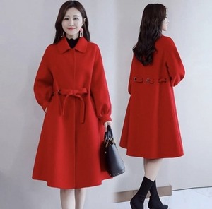 ロングコート レディース 大きいサイズ冬 超ロングコート 秋冬 ウールコート ジャケットコート オルチャン 韓国 コート 大きめ レディースコート スーツコート デイリー 上品 おおきめ きれい