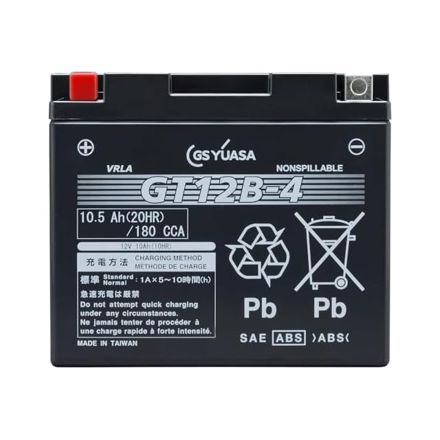 GSYUASAVRLA(制御弁式）YT/YTZ/YTX/GTシリーズ バイク用