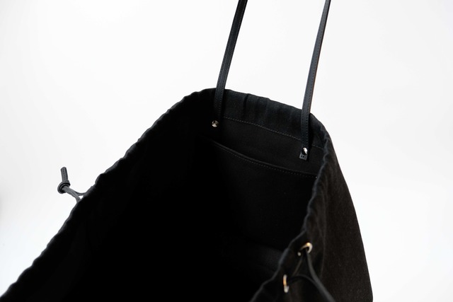 MARROW/MA-AC6311 FABRIC BIG TOTE BLACK
