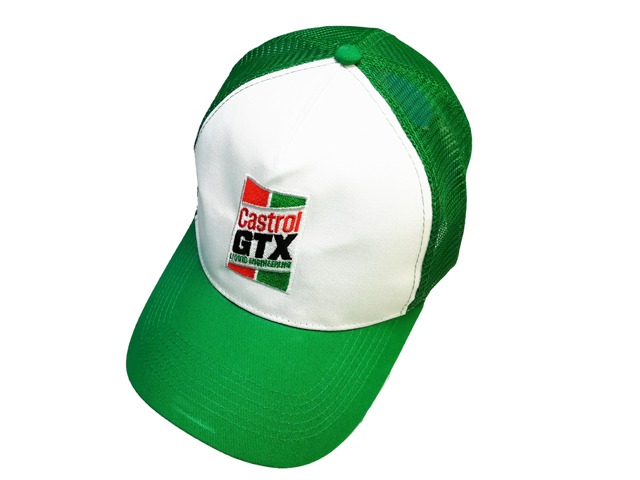 STR659G ベースボールキャップ、カストロールクラシックオイル GTX