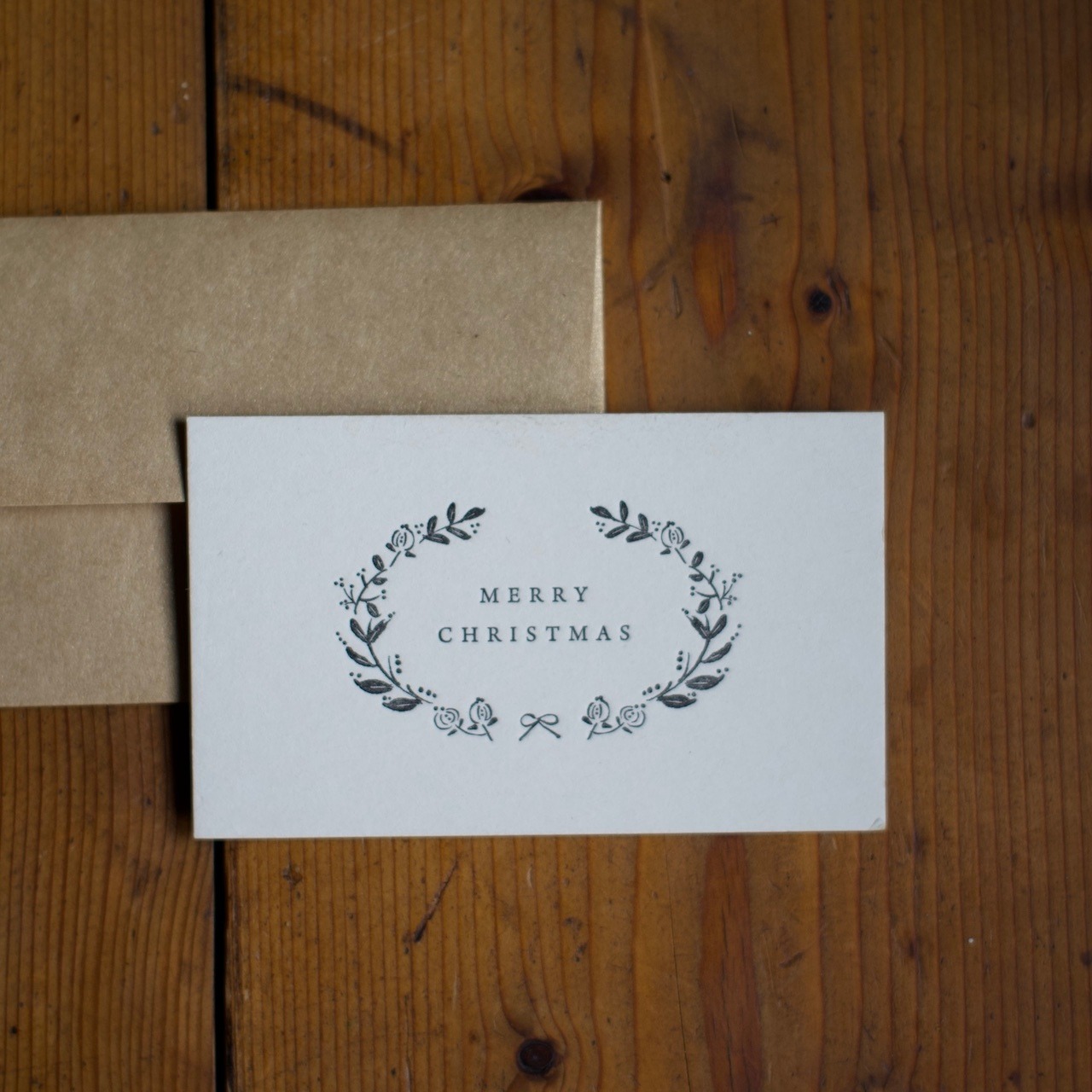 大枝活版室 / X'm mini card&envelope 〈クリスマス カード・ギフトカード・活版・メッセージカード〉