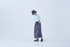 【22SS】eLfinFolk(エルフィンフォルク)Tiger print  long skirt (Free) スカート