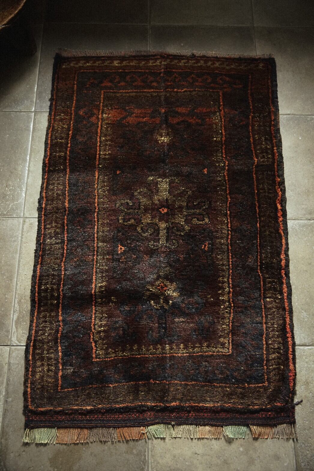 412-Vintage Baluch rug