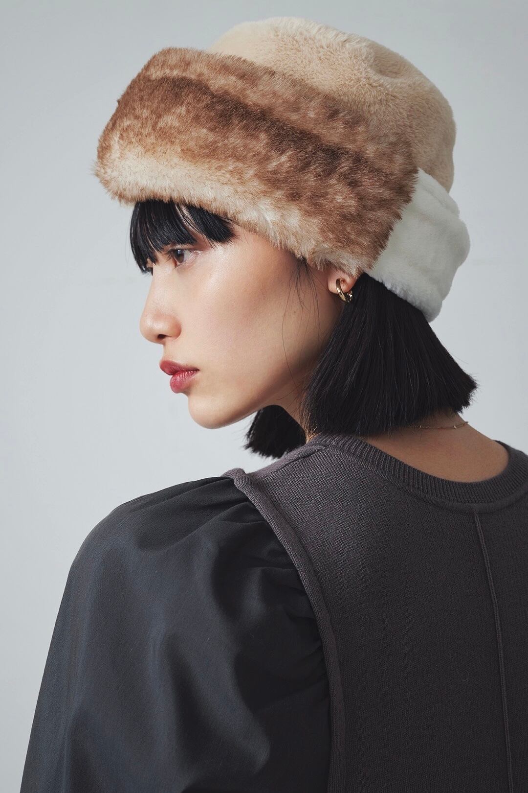 ORIENT MILLINERY ポフミ LATTE-