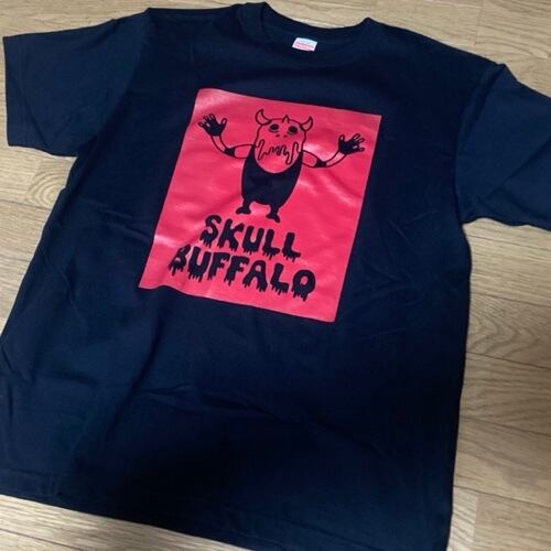 架空レスラーTシャツ『スカル・バッファロー』 | OCCULT GRAPPLE (大