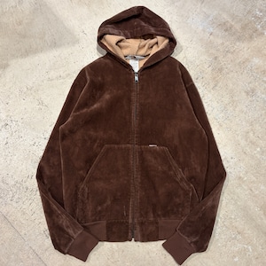 1990s CARHARTT VELOUR PARKA BROWN USA