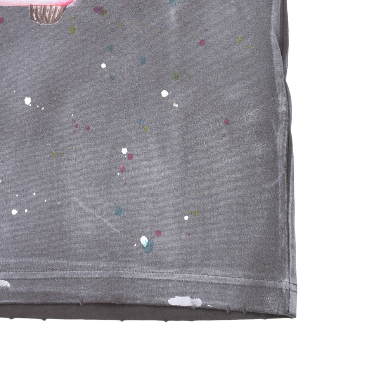【WE11DONE】CHARCOAL DIRTY PAINTING T-SHIRT - 6