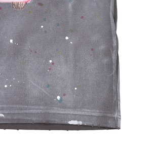 【WE11DONE】CHARCOAL DIRTY PAINTING T-SHIRT