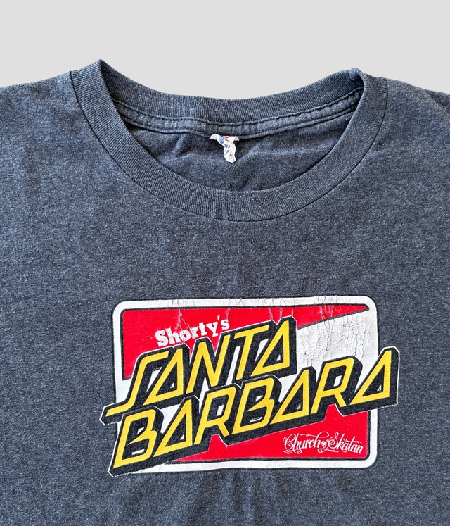 -Shorty's Church of Skatan- Vintage 90-00s XL Print T-shirt