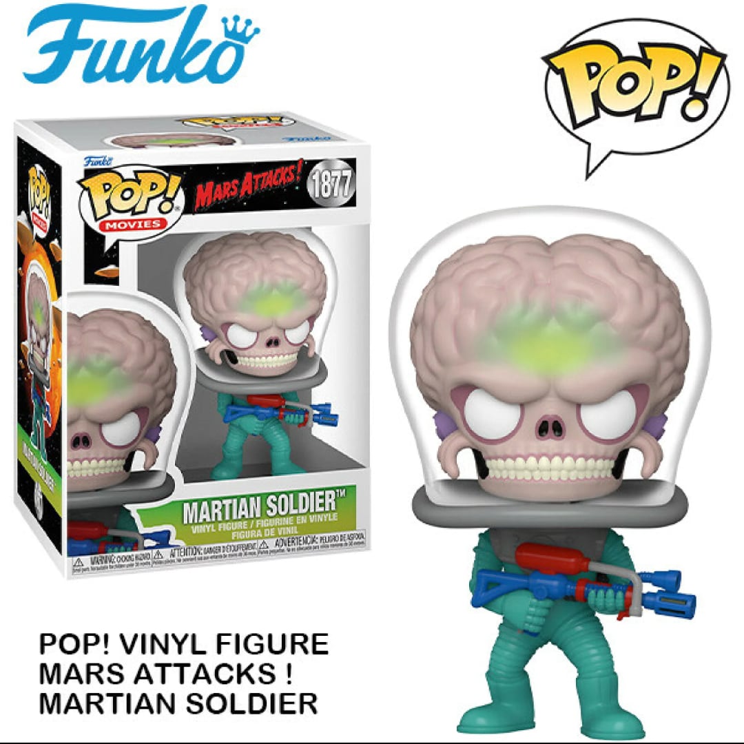☆US直輸入☆ FUNKO 【 POP! MOVIES VINYL FIGURE MARS ATTACKS! MARTIAN SOLDIER / マースアタック ! 火星人兵士】 ビニールフィギュア〚アメリカン雑貨 アメトイ〛